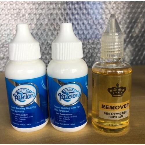 2020 NEW Lace Wig Glue WaterProof Wig Bonding Glue Invisible Adhesive With 1 Bottle Remover For Lace Wig Adhesives strong Hold