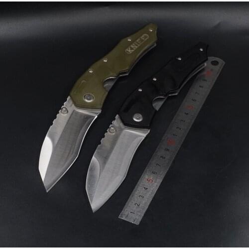 Pocket Folding Knife Survival Tactical Knife G10 Handle Utility Outdoor Hunting Knives Camping Self-defense EDC Multi Tools