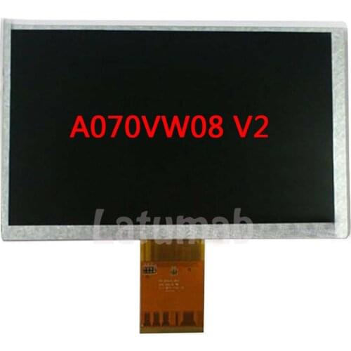 Latumab 7.0 Inch A070VW08 V2 800×480(RGB) Industrial LCD Display for AUO LCD Screen Panel for Car Automotive Display