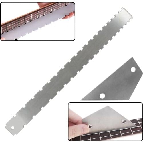 Guitar Neck Notched straight Edge Fret Ruler + Guitar Fret Rocker Pro Designed Guitar Luthier Tools