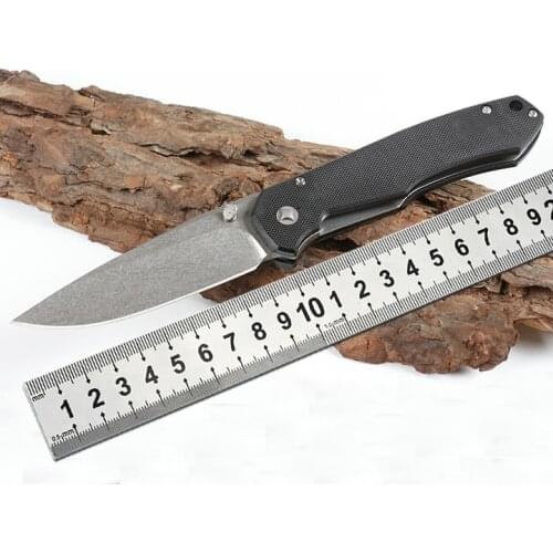 M390 Hunting Knife Lifesaving Knife Portable Utility Knife G10 Handle Tactical Outdoor Survival Combat EDC Folding Knife