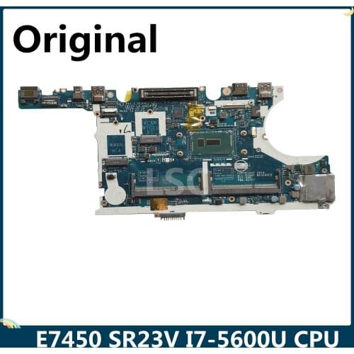 LSC For DELL Latitude E7450 Laptop Motherboard CN-0Y15C1 0Y15C1 Y15C1 LA-A961P I7-5600U CPU 100% Tested