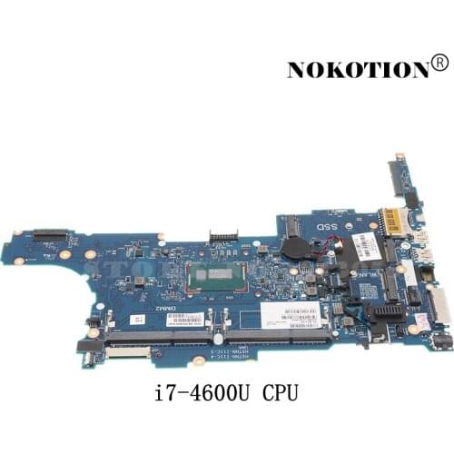 Nokotion 802519-001 730810-501 6050A2560201-MB-A03 For HP EliteBook 850 G1 840 G1 Laptop Motherboard i7-4600U CPU DDR3L