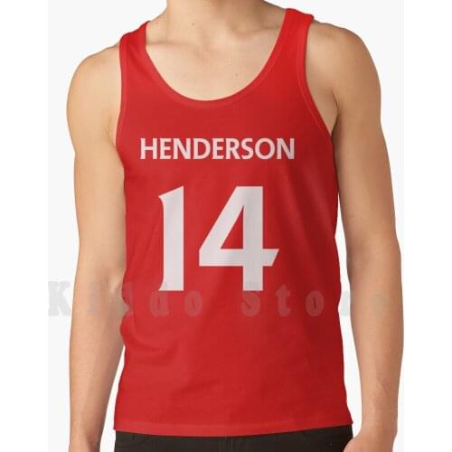 Henderson 14 Tank Tops Vest 100% Cotton Henderson Henderson Hendo League England English Midfield Midfielder