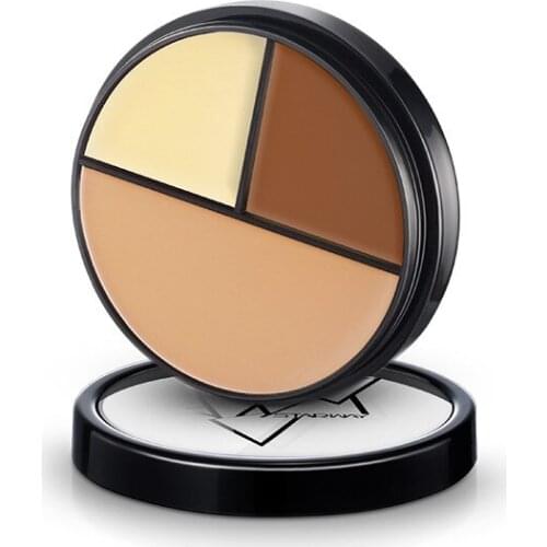 STARWAY 3 Colors Concealer Palette Makeup Matte Concealer Base Cosmetics Make Up Face Coverage Dark circles Foundation Lasting