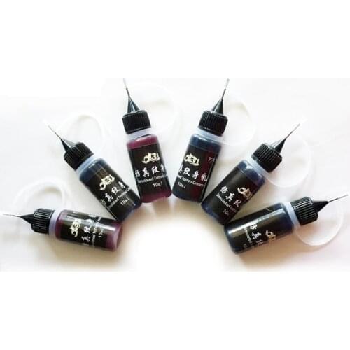 6 Colors Tattoo Pigment Inks 10ML/Bottle Safe Permanent Tattoo Paints Supplies For Body Beauty Tattoo Art For Professional Use