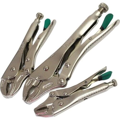 LAOA 5inch 7inch 10 inch Locking pliers round nose Hot sales Welding Tool Straight Jaw Lock Mole Plier Vice Grips Pliers set