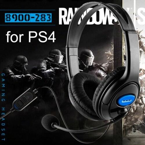 P4-890 3.5mm Wired Gaming Headset Game Headphones with Mic for PlayStation 4 PS4 PC Xbox One CD players