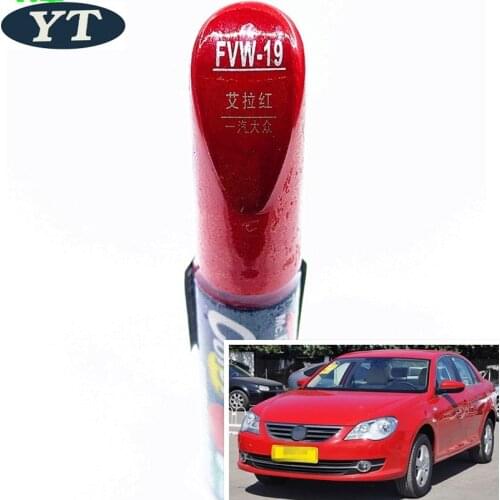Car scratch repair pen, auto painting pen RED color for volkswagen polo golf 6,7 touran passat tiguan CC ,car painting pen