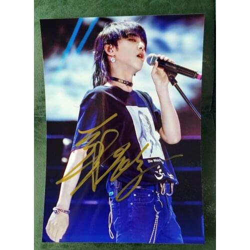 Hand signed HUA CHENYU autographed photo 5*7 autographs in ink Chinese Pop 03202005