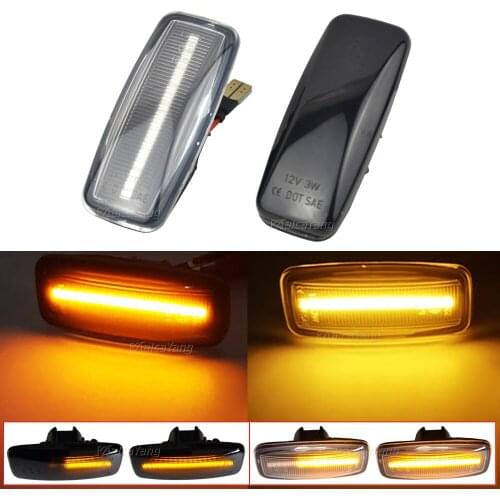 LED Dynamic Side Marker Turn Signal Light Repeater Lamp For Nissan Sylphy Almera Murano Bluebird Sunny Teana J31 Cefiro Maxima