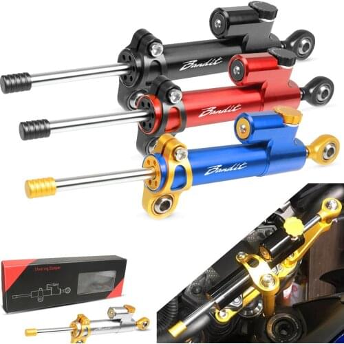 For SUZUKI Bandit 1250 250 400 650 GSF650 bandit 1200 BANDIT250 Universal Motorcycle Damper Steering Stabilize Safety Control