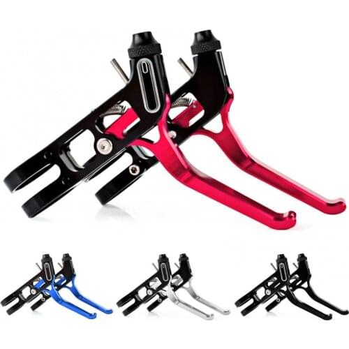 2 pieces of bicycle brake handle horizontal double screw aluminum alloy bicycle accessory handle bicycle hand brake handle