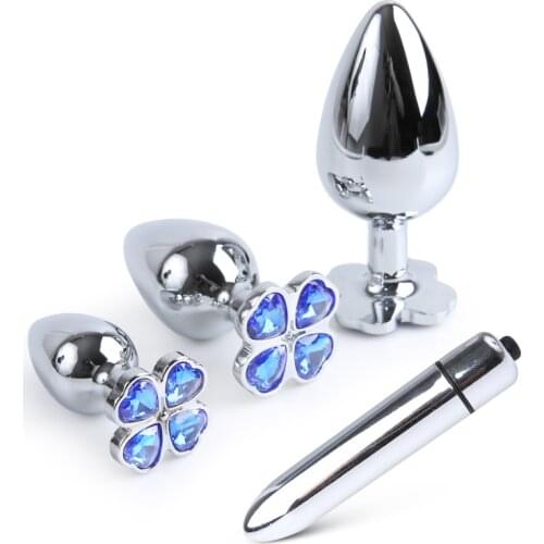 Adult Gay Products Crystal Anal Stimulation Butt Plug Male Prostate Massager G spot Vibrator Anal Plug Anus sex toys for Men