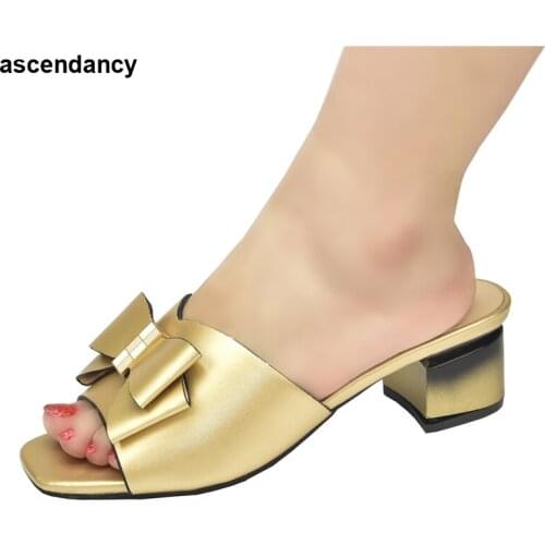 New Arrival Summer Sandals Women Low Shoes Slip on Shoes for Women Summer Shoes Big Size Elegant Italian Women Party Pumps