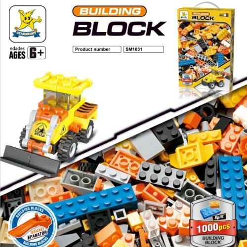 1000pcs Bulk Small Particle Building Blocks compatible Blocks DIY Kindergarten Educational Technic Toys for Children