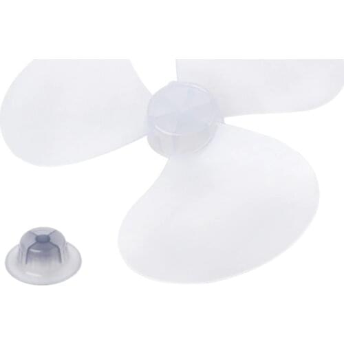 3 Leaves Clear Plastic Fan Blade Replacement for 12 Inch Pedestal Fan Stand Fan D0AB