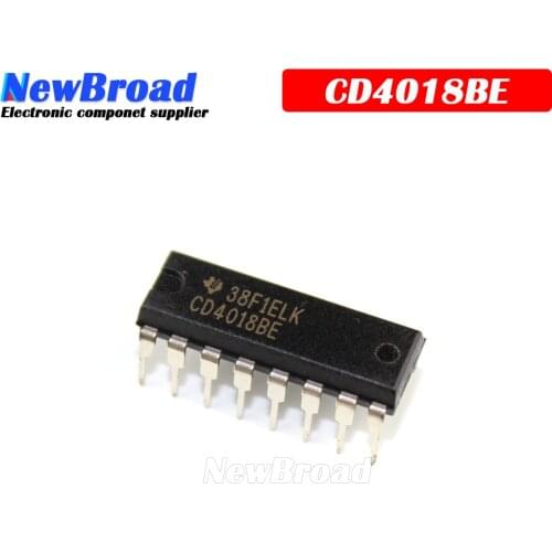 5pcs CD4018BE DIP16 CD4018 DIP 4018 DIP-16 HCF4018BE HEF4018BP