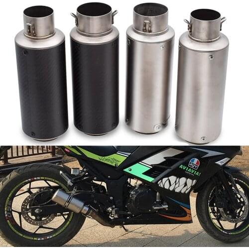 Universal 51mm 61mm Motorcycle Pipe Exhaust with DB killer Exhaust Pipe Muffler For BMW r 1200 rt R1200S R1200ST S1000R Ducati