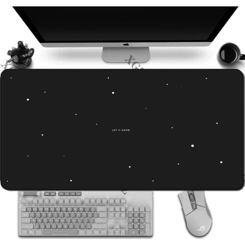 Gray Large Gaming Mouse Pad, Desk Pad, Player Computer, Computer Soft Pad, Suitable for Laptop Lock-up Large Mouse Pad 30x80cm