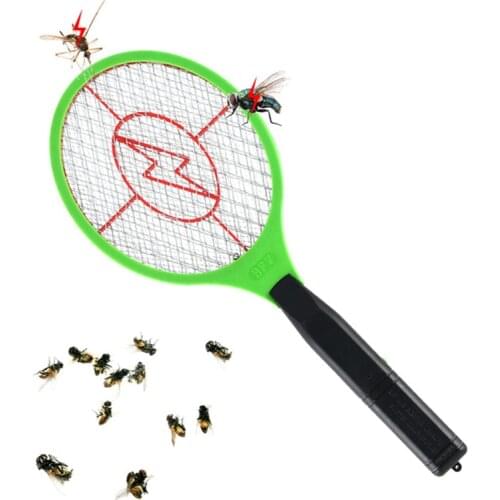 Electric Flies Swatter Killer with USB Rechargeable LED Lamp Summer Mosquito Trap Racket Anti Insect Mosquito Bug Zapper Swatter