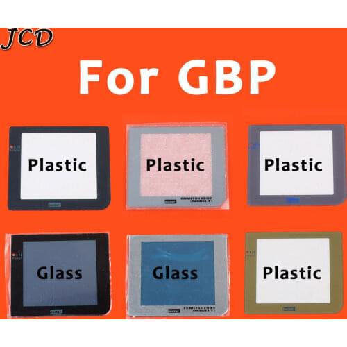 JCD 1PCS Plastic Glass Screen Lens Cover Replacement W/ Withou Light Lamp Hole For Nintend Gameboy Pocket for GBP
