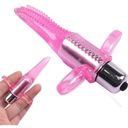 Clitoral Stimulator G-Spot Finger Vibrator Lip Mouth Tongue Vibro Vibrators Sex Toys for Women Sex Game Shop