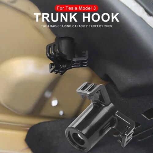 Trunk Hook Practical Durable Car Bolt Cover Mounting Holder Accessories For Tesla Model 3 Auto Accessories