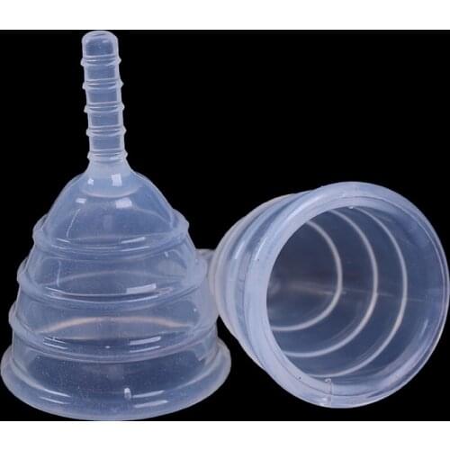 Reusable Menstrual Cups - Medical Grade Silicone Menstrual Cup Soft Period Cup