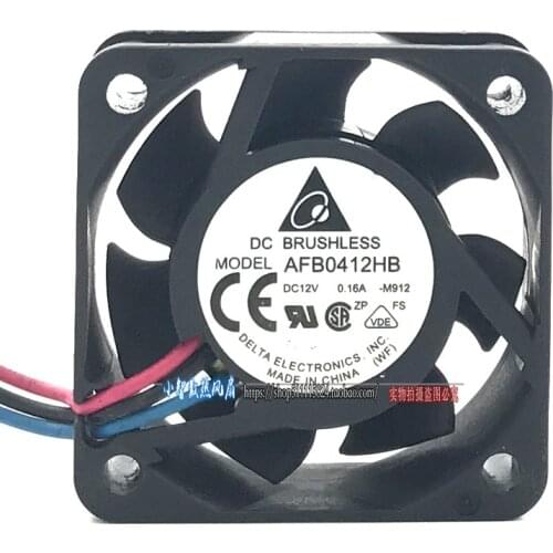 New original AFB0412HB 12V 0.16A 4cm 4015 chassis switch mute cooling fan