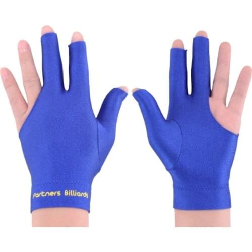 Billiards Three Fingers Glove Snooker Glove Special High Grade Fingerless Billiard Gloves Sports Equipment Free Size