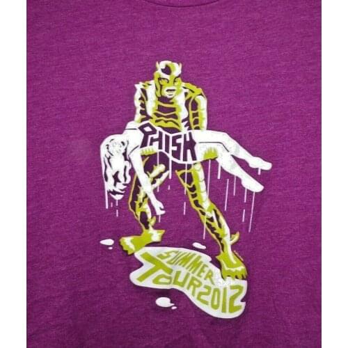 Phish Summer Tour 2012 creature from the black lagoon Womans Shirt JAM BAND T Shirt Men 2019 Fashion top tee