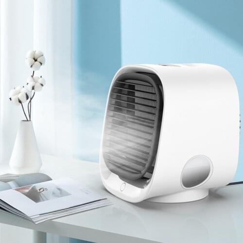 Mini Portable Air Cooler Fan USB Cooling Fan Air Conditioner Fan Mini Water Cooling Fan USB Desktop Fan Mini Fan