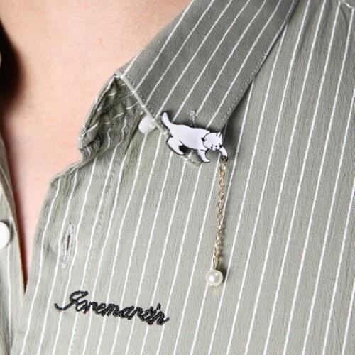 QYL White Brooches For Clothes