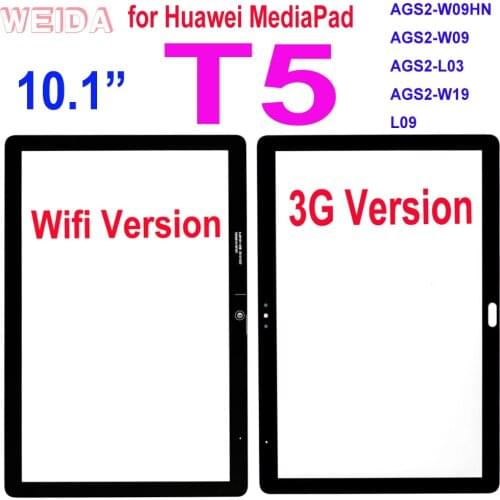 10.1” Touch for Huawei MediaPad T5 L09 AGS2-W09 Touch Screen Front Glass Outer Glass Lens Panel Replacement AGS2-L03 AGS2-W19