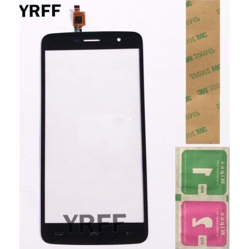 5.5'' Mobile Touch Screen For Homtom HT17 HT17 Pro Touch Screen Glass Digitizer Panel Front Glass Sensor Adhesive Wipes