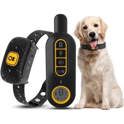 Remote Dog Training Collar Waterproof Rechargeable Shock collars for Small Medium Large Dogs
