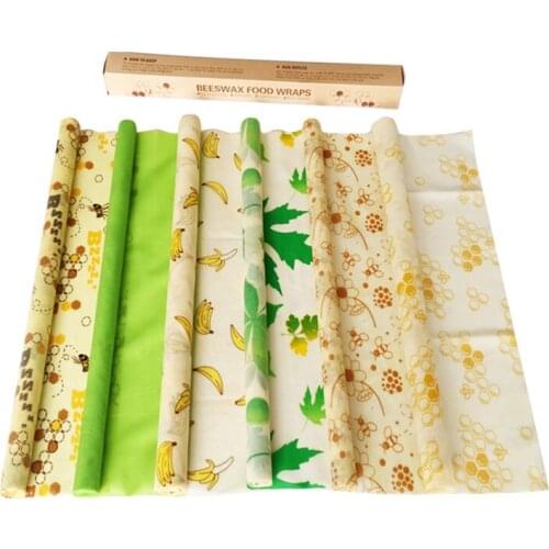 Beeswax Food Wrap - Roll (100*33cm) Reusable Beeswax Wrap | Sustainable Food Storage | Sandwiches, Cheese, Fruit, Bread | Cotton