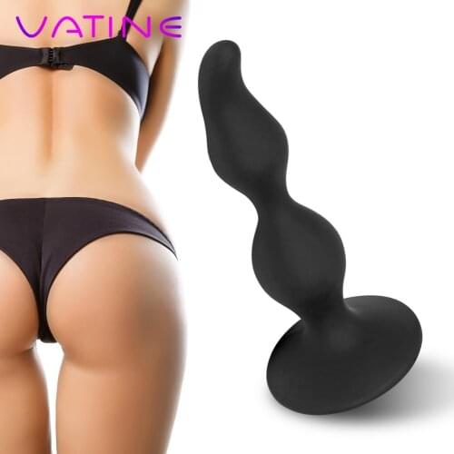 VATINE Prostate Massager Anal Plugs Adult Products Suction Cups Butt Plugs Anal Stimulation Sex Toy For Women Men Dildo