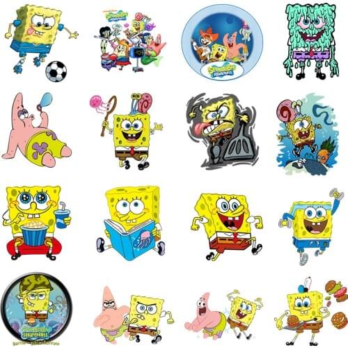 Funny cartoon movie image printing sticker DIY heat transfer iron vinyl heat transfer badge on T-shirt for children