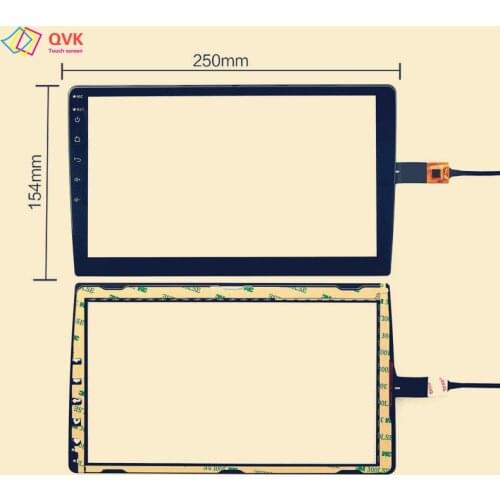10.1 Inch 2.5D touch screen P/N YDT8186-P/Y YDT8186-H YDT8088-V3-FPC RS-8088-V5 touch screen