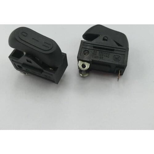 2pcs Hairdryer Switch Accessories Rocker Rocker Switch 3 Foot Black third gear
