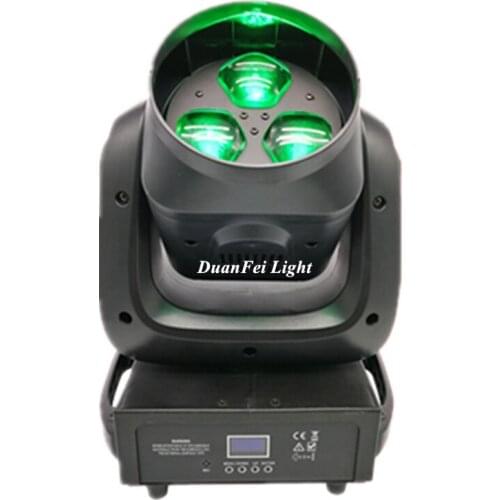 2pcs Stage 4 in 1 lyre zoom led wash Bee Eyes light 3x40w Led Rgbw Zoom Led Moving Head mini beamer dj pro light