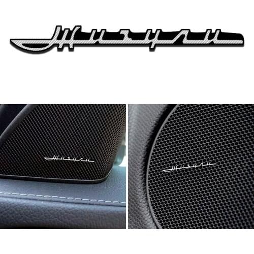 4pcs fit for lada VESTA niva kalina priora granta largus vaz samara Alloy sticker car stereo Stickers car Accessories