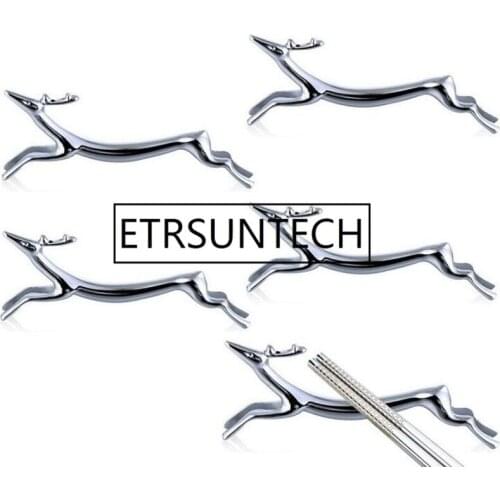 50pcs Chopstick Holder Zinc Alloy Running Deer Chopsticks Rest Spoon Stand Fork Knife Holder Table Decoration