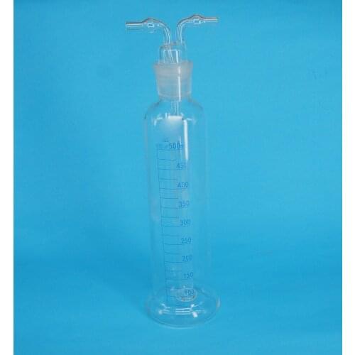 500ml Monteggia Gas Washing Bottle Glass Porous Lab Chemistry Laborotary