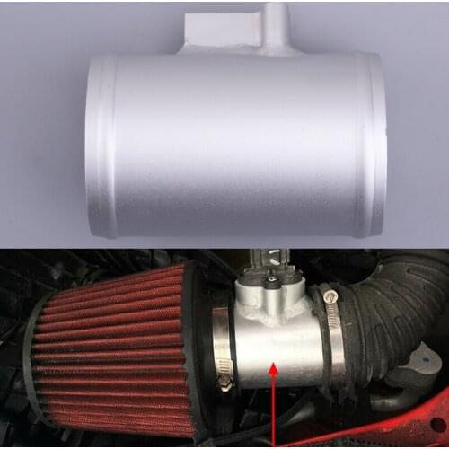 76mm 3" Mass Air Flow Sensor Intake Meter Mount Connector Adapter Tube
