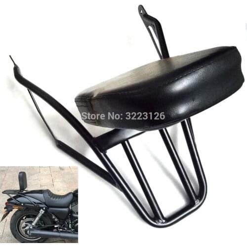 Luggage Support Bracket Holder w/ Detachable Passenger Backrest Rack for Harley Street 500 750 XG500 XG750 2015 2016 2017