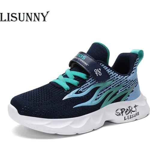 Children Sneakers For Boys Shoes Summer Autumn Girls Running Shoes Outdoor Kids Basket Footwear Walking Sneaker Blue Sport Shoes