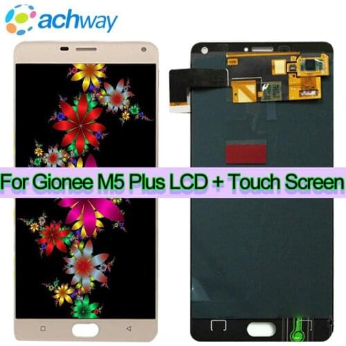 For Gionee Marathon M5 Plus M5plus high quality Touch Screen Digitizer Sensor & LCD Display Panel Screen Assembly free shipping